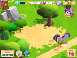 Size: 1024x768 | Tagged: safe, gameloft, screencap, twilight sparkle, g4, golden horseshoes