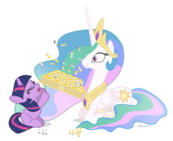 Size: 1075x875 | Tagged: safe, artist:dm29, princess celestia, twilight sparkle, g4, blank flank, chess, chessboard, duo, filly, filly twilight sparkle, flipping, rage quit, simple background, surprised, transparent background, younger