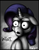 Size: 680x873 | Tagged: dead source, safe, artist:wolverfox, rarity, g4, cropped, female, reaction image, solo, wat