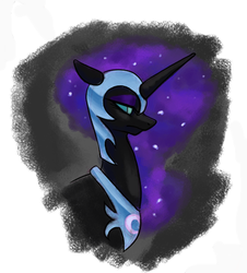 Size: 356x394 | Tagged: safe, artist:thiefofcookies, nightmare moon, g4, female, solo