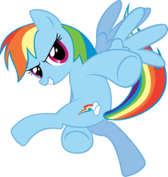 Size: 3175x3334 | Tagged: safe, artist:drewdini, rainbow dash, g4, crossover, female, pose, simple background, solo, sonic adventure, sonic the hedgehog (series), transparent background, underhoof, vector