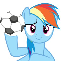 Size: 5000x5000 | Tagged: safe, artist:dashiesparkle, rainbow dash, g4, testing testing 1-2-3, absurd resolution, female, hoofball, simple background, solo, svg, transparent background, vector
