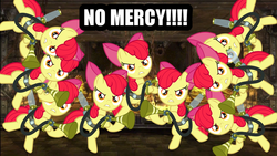 Size: 1920x1080 | Tagged: safe, edit, edited screencap, screencap, apple bloom, earth pony, pony, bloom & gloom, g4, female, image macro, meme, solo, twitbuster apple bloom