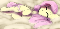 Size: 1083x533 | Tagged: dead source, safe, artist:dotkwa, fluttershy, pegasus, pony, g4, cute, female, shyabetes, solo