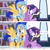 Size: 950x944 | Tagged: safe, artist:dm29, flash sentry, twilight sparkle, alicorn, pony, castle sweet castle, g4, my little pony: friendship is magic, alternate hairstyle, comic, crystallized, episodes from the crystal empire, female, male, mare, punklight sparkle, ship:flashlight, shipping, straight, twilight sparkle (alicorn)