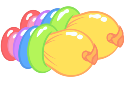 Size: 3600x2444 | Tagged: safe, artist:greenmachine987, g4, the cutie map, balloon, balloon binoculars, binoculars, high res, no pony, object, simple background, transparent background, vector