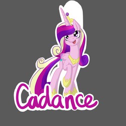 Size: 1280x1280 | Tagged: safe, artist:velocityraptor, princess cadance, g4, female, smiling, solo