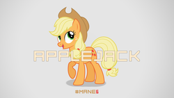 Size: 1920x1080 | Tagged: safe, artist:90sigma, artist:dnkovic, applejack, g4, female, hashtag, simple background, solo, wallpaper