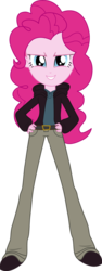 Size: 500x1336 | Tagged: safe, artist:pinkiepiemike, pinkie pie, equestria girls, g4, baneposting, bill wilson, cia (batman)