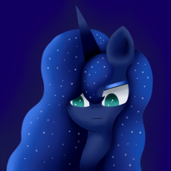 Size: 1125x1125 | Tagged: safe, artist:king-sombrero, princess luna, pony, g4, female, solo