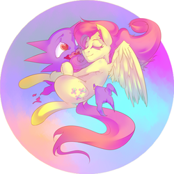 Size: 2000x2000 | Tagged: safe, artist:electrixocket, fluttershy, ghost, haunter, g4, crossover, high res, pokémon