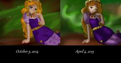 Size: 1172x608 | Tagged: safe, artist:rozzy3, adagio dazzle, equestria girls, g4, my little pony equestria girls: rainbow rocks, redraw