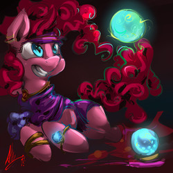 Size: 3000x3000 | Tagged: safe, artist:alumx, pinkie pie, g4, female, gypsy pie, high res, solo