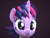 Size: 560x420 | Tagged: safe, artist:3d thread, artist:creatorofpony, twilight sparkle, alicorn, pony, castle sweet castle, g4, 3d, 3d model, alternate hairstyle, blender, female, mare, punklight sparkle, solo, twilight sparkle (alicorn), wip