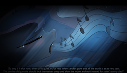 Size: 1280x741 | Tagged: safe, artist:darkflame75, princess luna, lunadoodle, the moon rises, g4, female, music, music notes, singing, solo