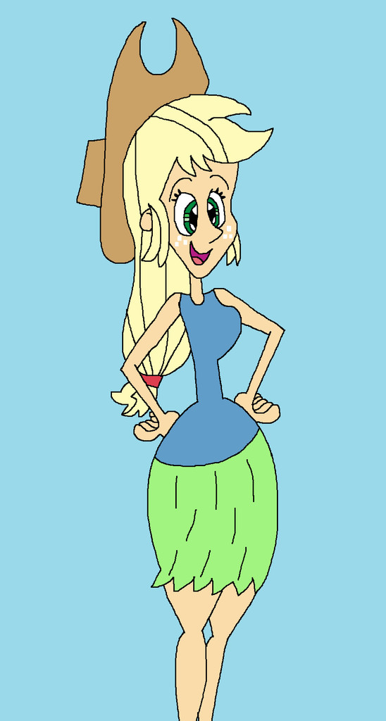 #879796 - safe, artist:hunterxcolleen, applejack, equestria girls ...