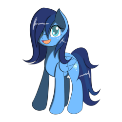 Size: 1000x1000 | Tagged: safe, artist:shade-mod, oc, oc only, oc:stardust, pegasus, pony, freckles, looking at you, solo