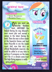 Size: 507x700 | Tagged: safe, enterplay, rainbow dash, g4, card, trading card