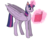 Size: 700x550 | Tagged: safe, artist:fantasyinsanity, twilight sparkle, alicorn, pony, g4, book, female, large wings, magic, mare, simple background, solo, telekinesis, transparent background, twilight sparkle (alicorn)