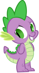 Size: 3162x5884 | Tagged: safe, artist:dashiesparkle, spike, dragon, g4, grin, gritted teeth, hands behind back, male, nervous, nervous smile, simple background, smiling, solo, teeth, transparent background, vector