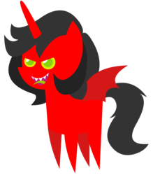 Size: 3500x4000 | Tagged: safe, artist:wicked-at-heart, oc, oc only, oc:wicked heart, malicorn, pointy ponies