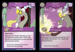 Size: 720x503 | Tagged: safe, enterplay, discord, screwball, absolute discord, g4, my little pony collectible card game, card, ccg