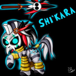 Size: 1280x1280 | Tagged: safe, artist:paulpeopless, oc, oc only, zebra, shi'kara, solo, voodoo, witch doctor