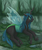 Size: 1600x1900 | Tagged: safe, artist:zacepka, queen chrysalis, changeling, changeling queen, g4, crown, female, grass, jewelry, on side, regalia, solo, swamp