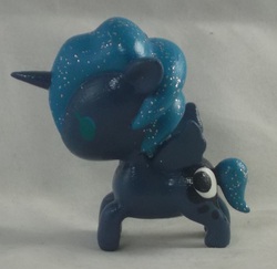 Size: 1681x1633 | Tagged: safe, artist:gryphyn-bloodheart, princess luna, alicorn, pony, g4, customized toy, irl, photo, solo, toy, unicorno