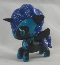 Size: 1489x1617 | Tagged: safe, artist:gryphyn-bloodheart, nightmare moon, alicorn, pony, g4, antagonist, customized toy, irl, photo, solo, toy, unicorno