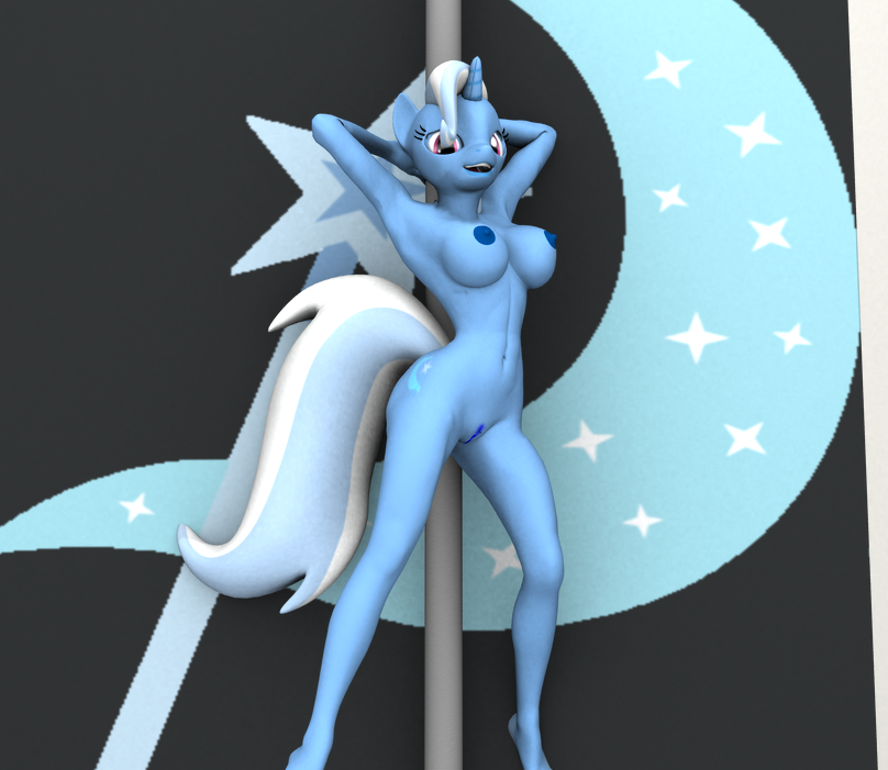 880966 Explicit Artist Sparkyfox Trixie Anthro Plantigrade