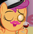 Size: 881x893 | Tagged: safe, edit, scootaloo, bloom & gloom, g4, my little pony: friendship is magic, classy, drink, facial hair, fancy, glass, hat, image macro, meme, monocle, moustache, top hat, warfstache, wine glass