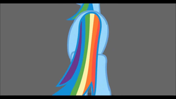 Size: 1280x720 | Tagged: safe, rainbow dash, pony, g4, female, solo, that frame of rainbow dash's butt, youtube link