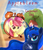 Size: 1200x1409 | Tagged: safe, artist:scootiebloom, apple bloom, princess luna, bloom & gloom, g4, my little pony: friendship is magic, alarm clock, clock, groundhog day, movie poster, parody