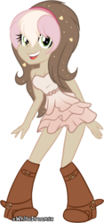 Size: 712x1515 | Tagged: safe, artist:xwhitedreamsx, oc, oc only, oc:sundae sweets, equestria girls, g4, clothes, dress, equestria girls-ified, female, simple background, transparent background