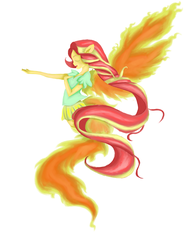 Size: 1536x2048 | Tagged: safe, artist:maroy, sunset shimmer, equestria girls, my past is not today, rainbow rocks, female, fiery shimmer, fiery wings, fire, solo, sunset phoenix