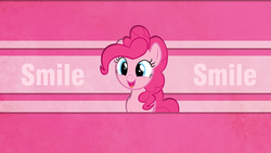 Size: 1920x1080 | Tagged: safe, artist:mihaaaa, artist:northwestcore, pinkie pie, g4, cute, smiling, vector, wallpaper