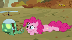 Size: 1254x697 | Tagged: safe, screencap, pinkie pie, tank, earth pony, pony, tortoise, g4, season 5, tanks for the memories