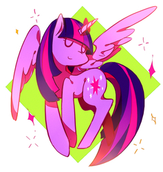 Size: 900x950 | Tagged: safe, artist:tsukimei99, twilight sparkle, alicorn, pony, g4, female, mare, pixiv, solo, twilight sparkle (alicorn)