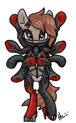 Size: 500x800 | Tagged: safe, artist:kinkiepinkiepie, konami, metal gear, metal gear rising, mistral, ponified