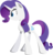 Size: 3425x3592 | Tagged: safe, artist:zacatron94, rarity, pony, unicorn, g4, female, high res, lineless, simple background, solo, transparent background