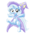 Size: 640x640 | Tagged: safe, artist:remyroez, trixie, pony, unicorn, g4, cape, clothes, female, hat, mare, simple background, solo, standing, standing on one leg, trixie's cape, trixie's hat, white background