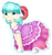 Size: 850x900 | Tagged: dead source, safe, artist:seleneat, coco pommel, g4, clothes, dress, female, floppy ears, solo