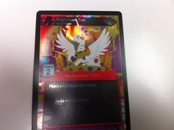 Size: 2592x1936 | Tagged: safe, enterplay, nightmare star, princess celestia, absolute discord, g4, my little pony collectible card game, card, ccg
