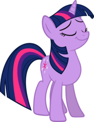 Size: 4660x6000 | Tagged: safe, artist:slb94, twilight sparkle, pony, g4, magical mystery cure, absurd resolution, female, simple background, smug, smuglight sparkle, solo, transparent background, vector