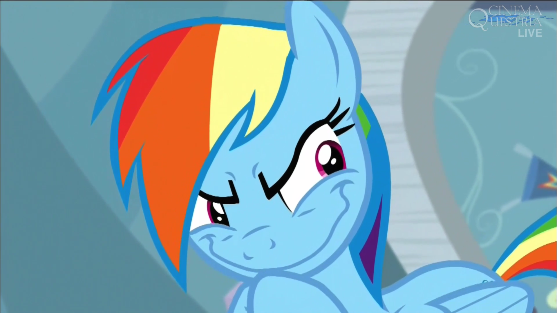 882309 Faic Rainbow Dash Rainbow Grinch Safe Screencap Tanks