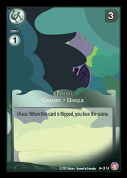 Size: 409x571 | Tagged: safe, enterplay, absolute discord, g4, my little pony collectible card game, card, ccg, slendermane