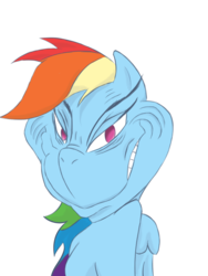 Size: 750x1000 | Tagged: artist needed, safe, rainbow dash, pegasus, pony, g4, tanks for the memories, dr. seuss, drawthread, female, grinch face, how the grinch stole christmas, rainbow grinch, simple background, solo, style emulation, the grinch, transparent background