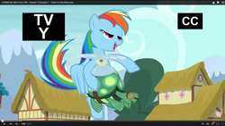 Size: 1360x768 | Tagged: safe, screencap, rainbow dash, tank, g4, tanks for the memories