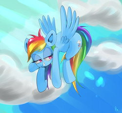 Size: 2320x2160 | Tagged: safe, artist:chrischin, rainbow dash, g4, backwards cutie mark, female, high res, solo